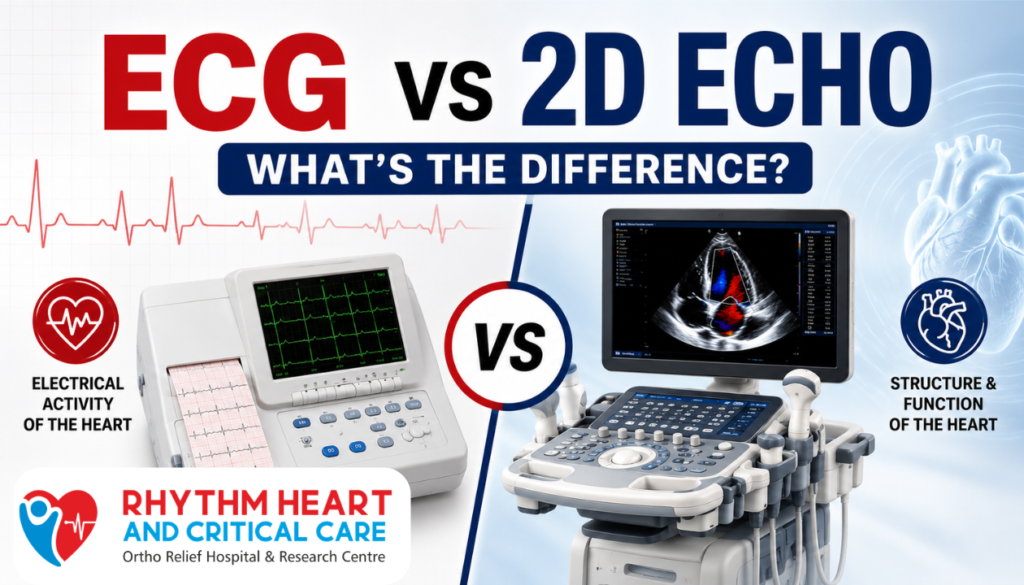 ECG vs 2D Echo: What’s the Difference?