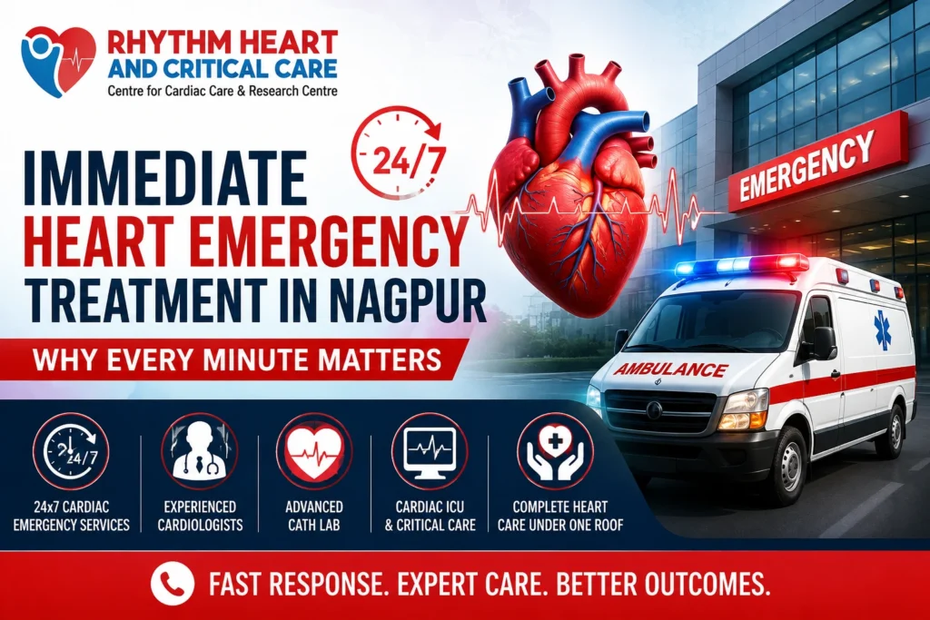 Immediate heart emergency treatment in nagpur
