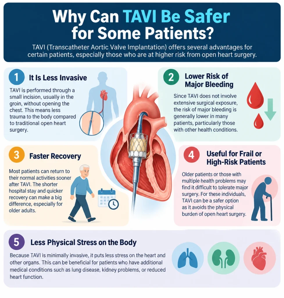 Why Can TAVI Be Safer for Some Patients?